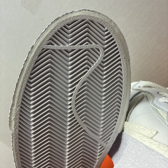 Nike Sacai x Blazer Low White Patent Mens 10 Womens 11.5 - Picture 12 of 16